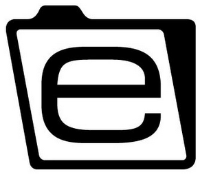 E logo