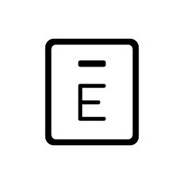 E logo