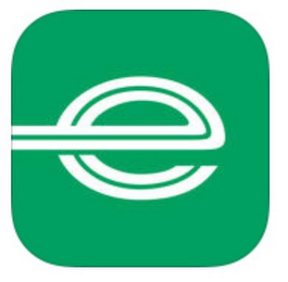 E logo