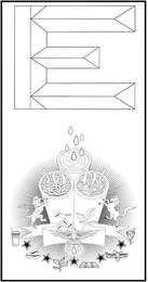 E logo