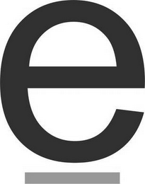 E logo