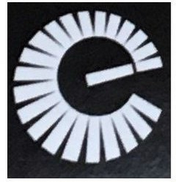 E logo