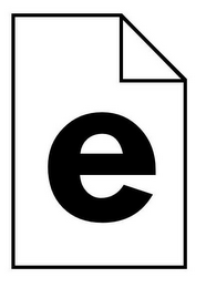 E logo