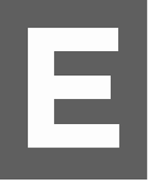 E logo