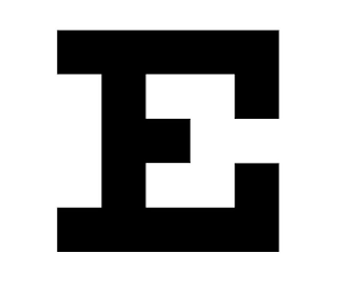 E logo