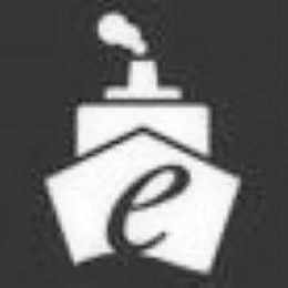 E logo