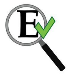 E logo