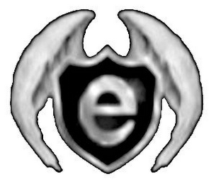 E logo