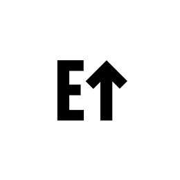 E logo