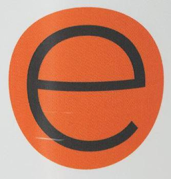 E logo