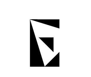 E logo