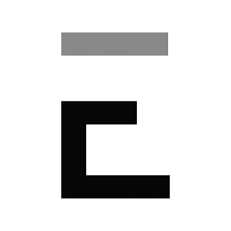 E logo