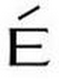 E logo