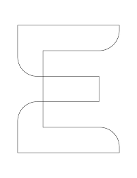 E logo