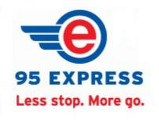 E 95 EXPRESS LESS STOP. MORE GO. logo