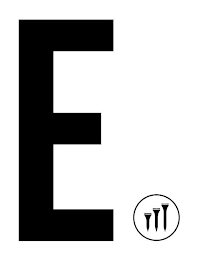E logo