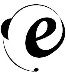 E logo