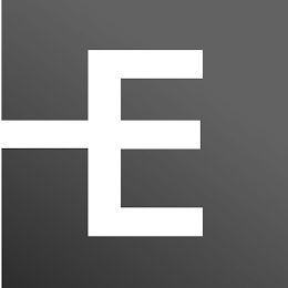 E logo