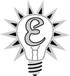 E logo