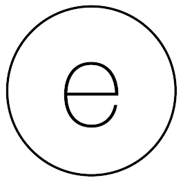 E logo