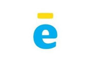 E logo
