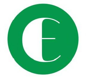 E logo