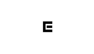 E logo