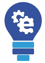 E logo