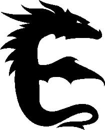 E logo