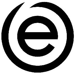 E logo