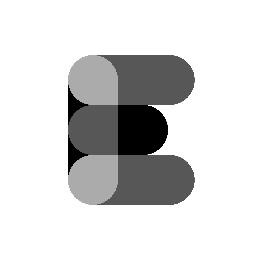 E logo