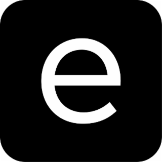E logo
