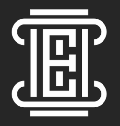 E logo