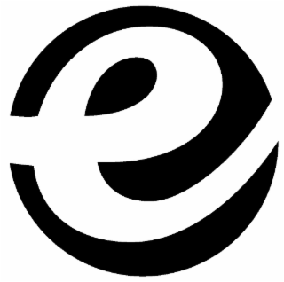 E logo