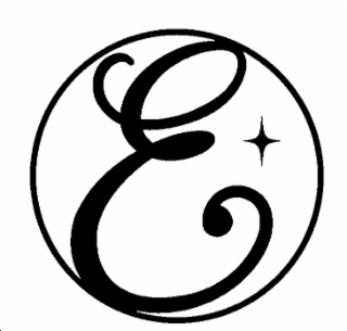 E logo