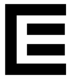 E logo