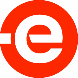 E logo