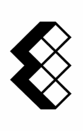 E logo