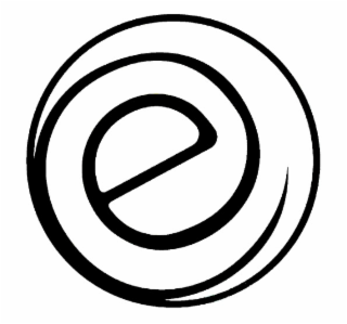 E logo