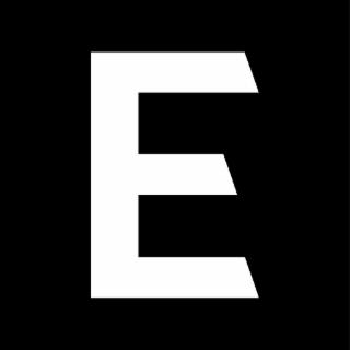 E logo