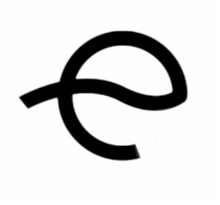 E logo