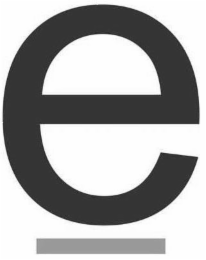 E logo