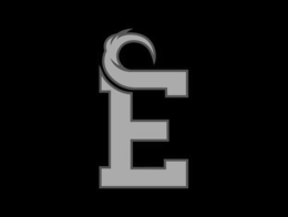 E logo