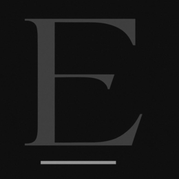 E logo