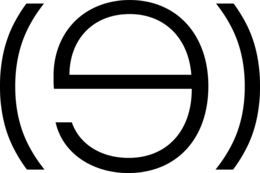 E logo