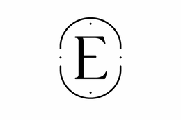 E logo