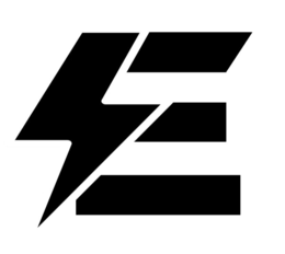 E logo