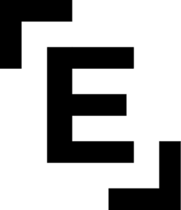 E logo