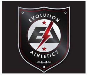 E A EVOLUTION ATHLETICS 20 14 logo
