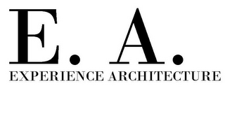 E. A. EXPERIENCE ARCHITECTURE logo